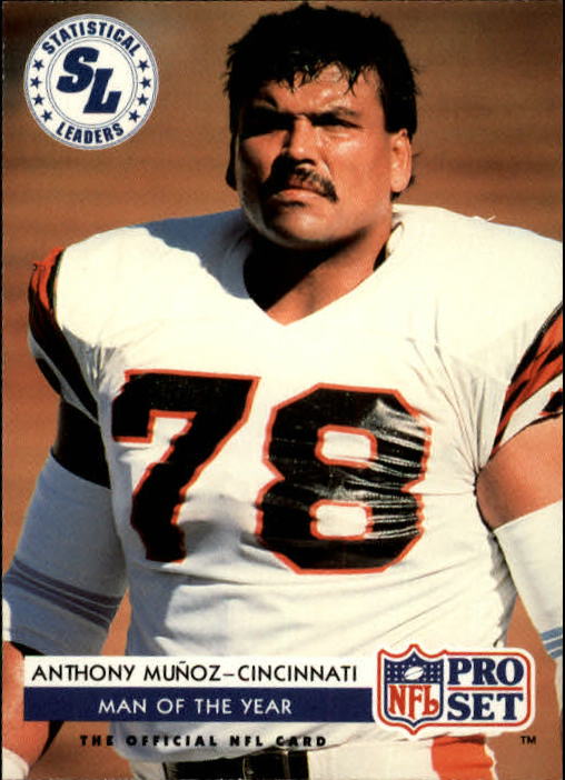 Anthony Munoz autographed Football Card (Cincinnati Bengals) 1992