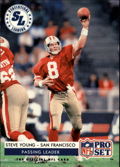 1992 Pro Set #5 Steve Young LL/Passing Leader