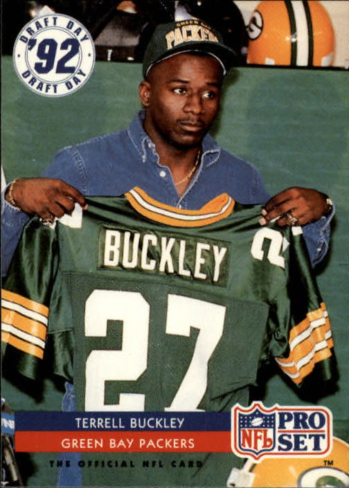 1992 Pro Set #28 Terrell Buckley RC