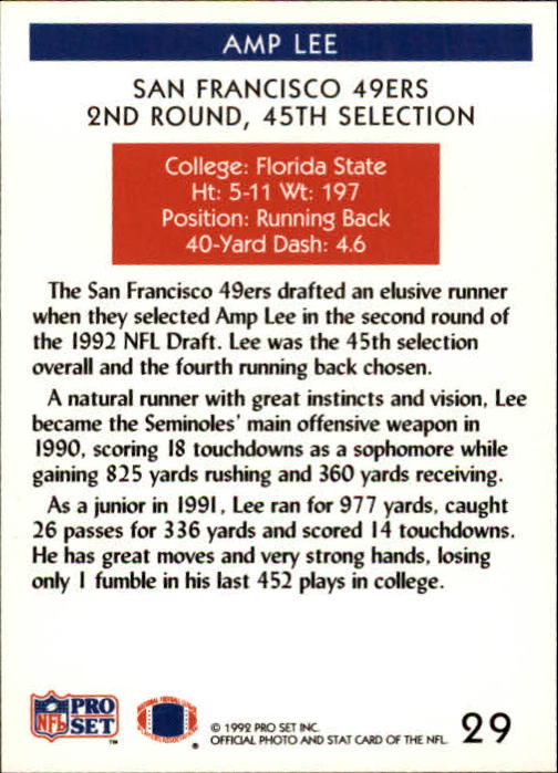 A2160- 1992 Pro Set Football Cards 1-250 +Rookies -You Pick- 15+ FREE US SHIP - Picture 57 of 472