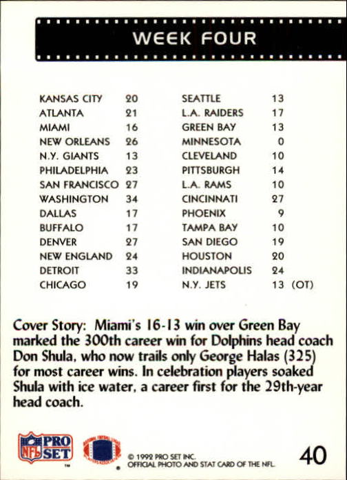 A2160- 1992 Pro Set Football Cards 1-250 +Rookies -You Pick- 15+ FREE US SHIP - Picture 79 of 472