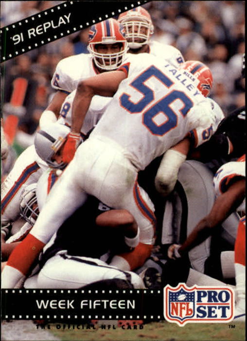 1992 Pro Set #51 Week 15 REPLAY/(Bills' Defense)