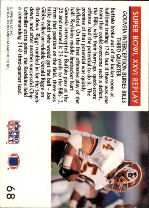 A2160- 1992 Pro Set Fußball Karten 1-250 + Rookies -du Pick- 15 + Gratis US - Bild 129 von 474
