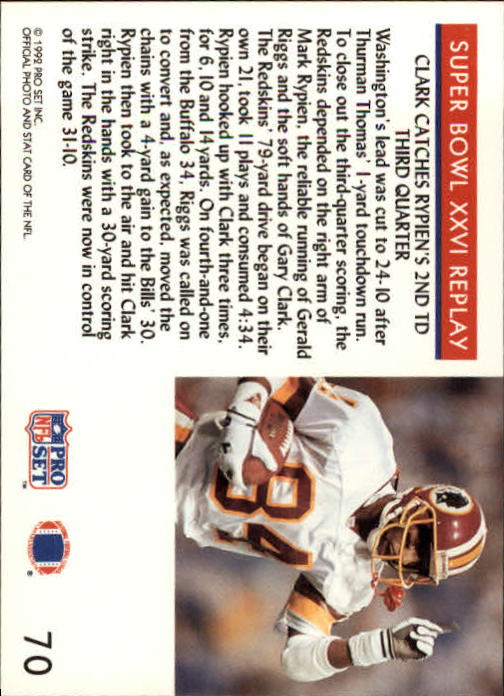 A2160- 1992 Pro Set Football Cards 1-250 +Rookies -You Pick- 15+ FREE US SHIP - Picture 131 of 472