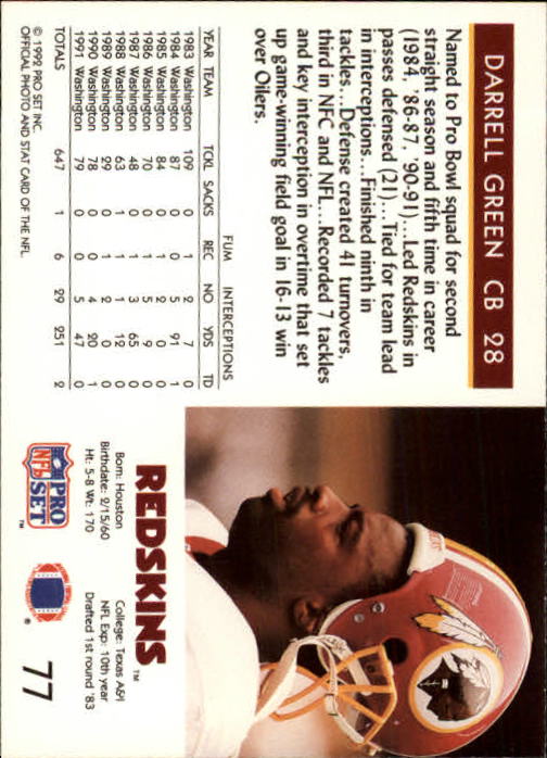 A2160- 1992 Pro Set Football Cards 1-250 +Rookies -You Pick- 15+ FREE US SHIP - Picture 145 of 472