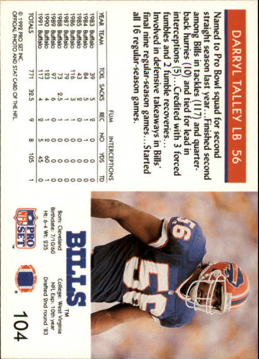 A2160- 1992 Pro Set Football Cards 1-250 +Rookies -You Pick- 15+ FREE US SHIP - Picture 197 of 472