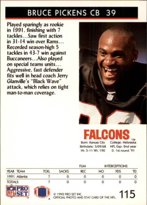 A2160- 1992 Pro Set Football Cards 1-250 +Rookies -You Pick- 15+ FREE US SHIP - Picture 217 of 472