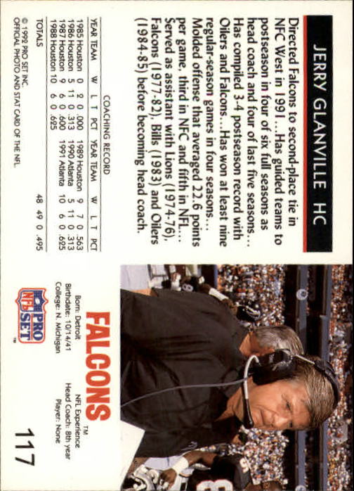 A2160- 1992 Pro Set Football Cards 1-250 +Rookies -You Pick- 15+ FREE US SHIP - Picture 221 of 472