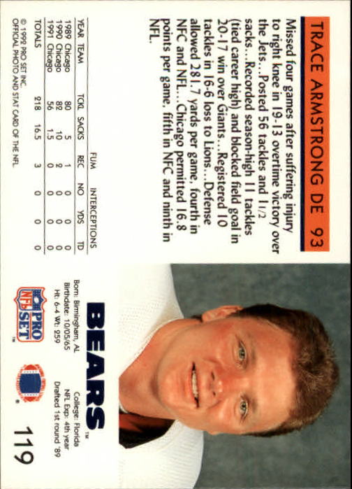 A2160- 1992 Pro Set Football Cards 1-250 +Rookies -You Pick- 15+ FREE US SHIP - Picture 225 of 472