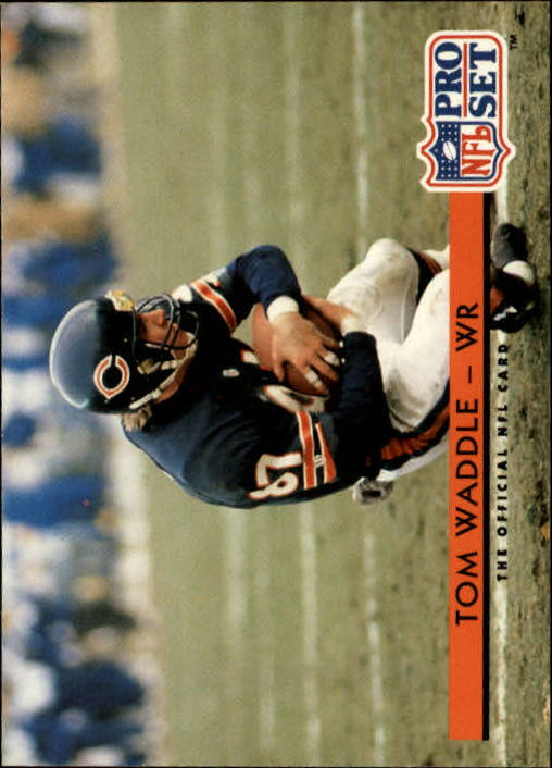 1992 Pro Set Power Tom Waddle Chicago Bears #87