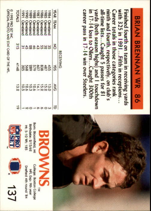 A2160- 1992 Pro Set Football Cards 1-250 +Rookies -You Pick- 15+ FREE US SHIP - Picture 271 of 492