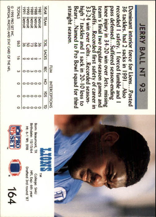 A2160- 1992 Pro Set Football Cards 1-250 +Rookies -You Pick- 15+ FREE US SHIP - Picture 306 of 472