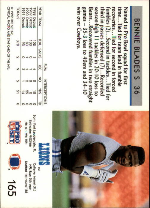 A2160- 1992 Pro Set Football Cards 1-250 +Rookies -You Pick- 15+ FREE US SHIP - Picture 308 of 472