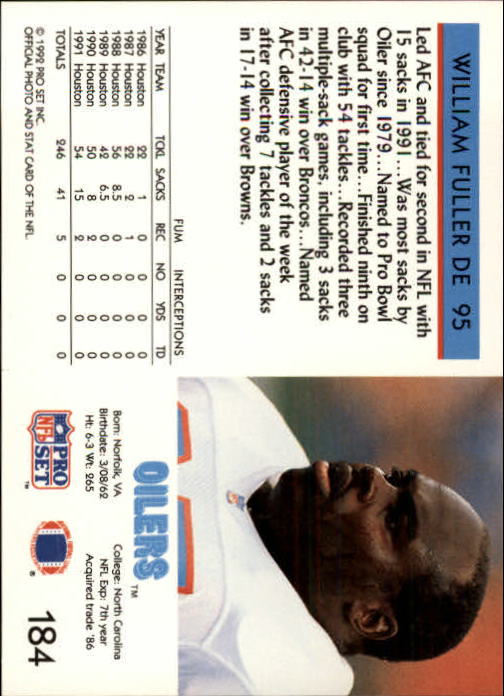 A2160- 1992 Pro Set Football Cards 1-250 +Rookies -You Pick- 15+ FREE US SHIP - Picture 344 of 472
