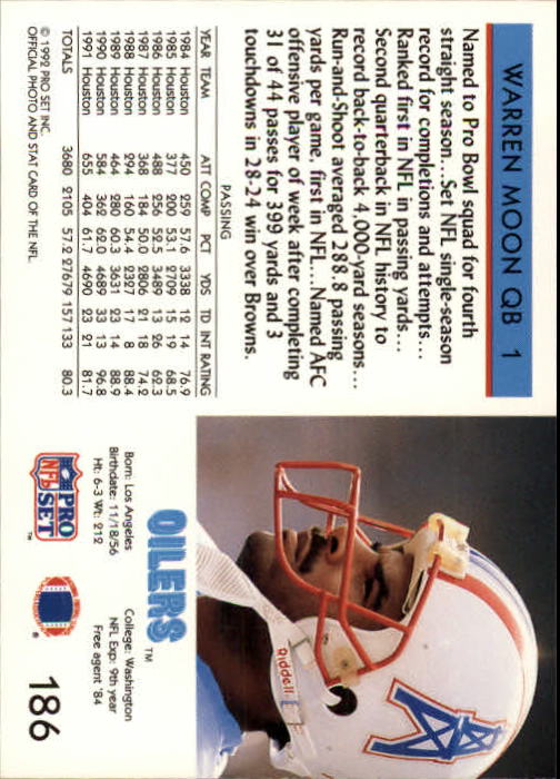 A2160- 1992 Pro Set Football Cards 1-250 +Rookies -You Pick- 15+ FREE US SHIP - Picture 348 of 472