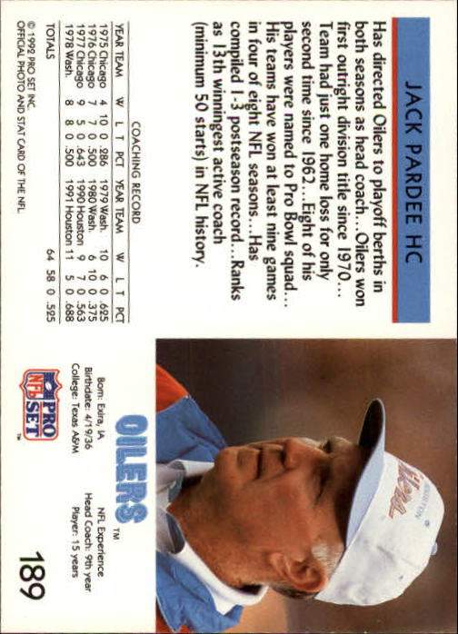 A2160- 1992 Pro Set Football Cards 1-250 +Rookies -You Pick- 15+ FREE US SHIP - Picture 354 of 472