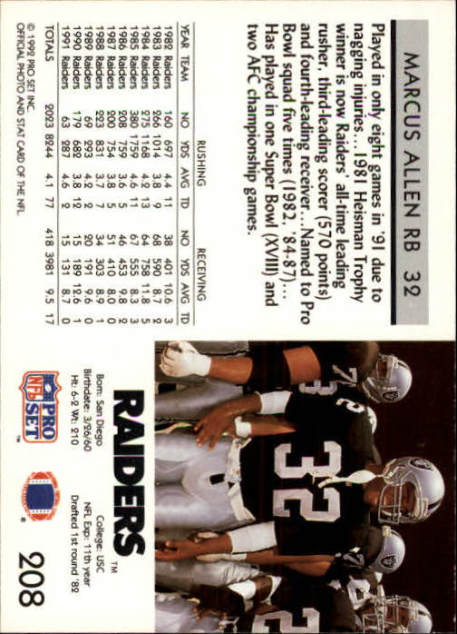 A2160- 1992 Pro Set Football Cards 1-250 +Rookies -You Pick- 15+ FREE US SHIP - Picture 392 of 472