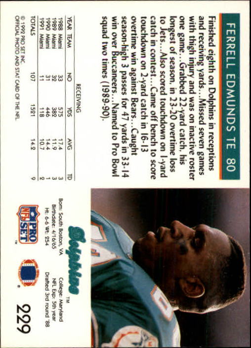 A2160- 1992 Pro Set Football Cards 1-250 +Rookies -You Pick- 15+ FREE US SHIP - Picture 434 of 472