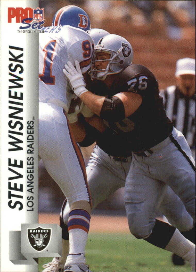 1992 Pro Set #544 Steve Wisniewski