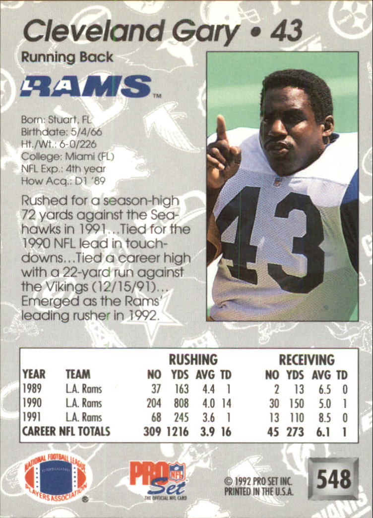 A2160- 1992 Pro Set Football #s 501-700 +Inserts -You Pick- 15+ FREE US SHIP - Picture 97 of 318