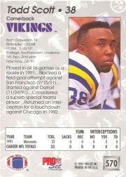 A2160- 1992 Pro Set Football #s 501-700 +Inserts -You Pick- 15+ FREE US SHIP - Picture 139 of 318