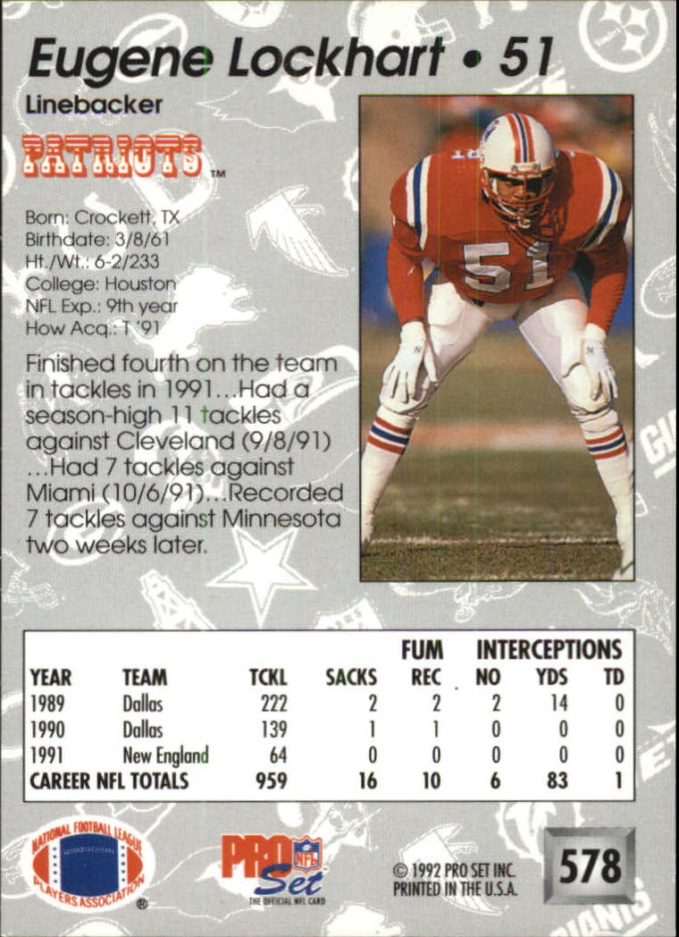 A2160- 1992 Pro Set Football #s 501-700 +Inserts -You Pick- 15+ FREE US SHIP - Picture 155 of 318