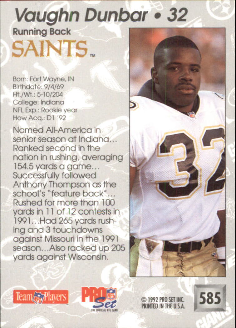 A2160- 1992 Pro Set Football #s 501-700 +Inserts -You Pick- 15+ FREE US SHIP - Picture 169 of 318