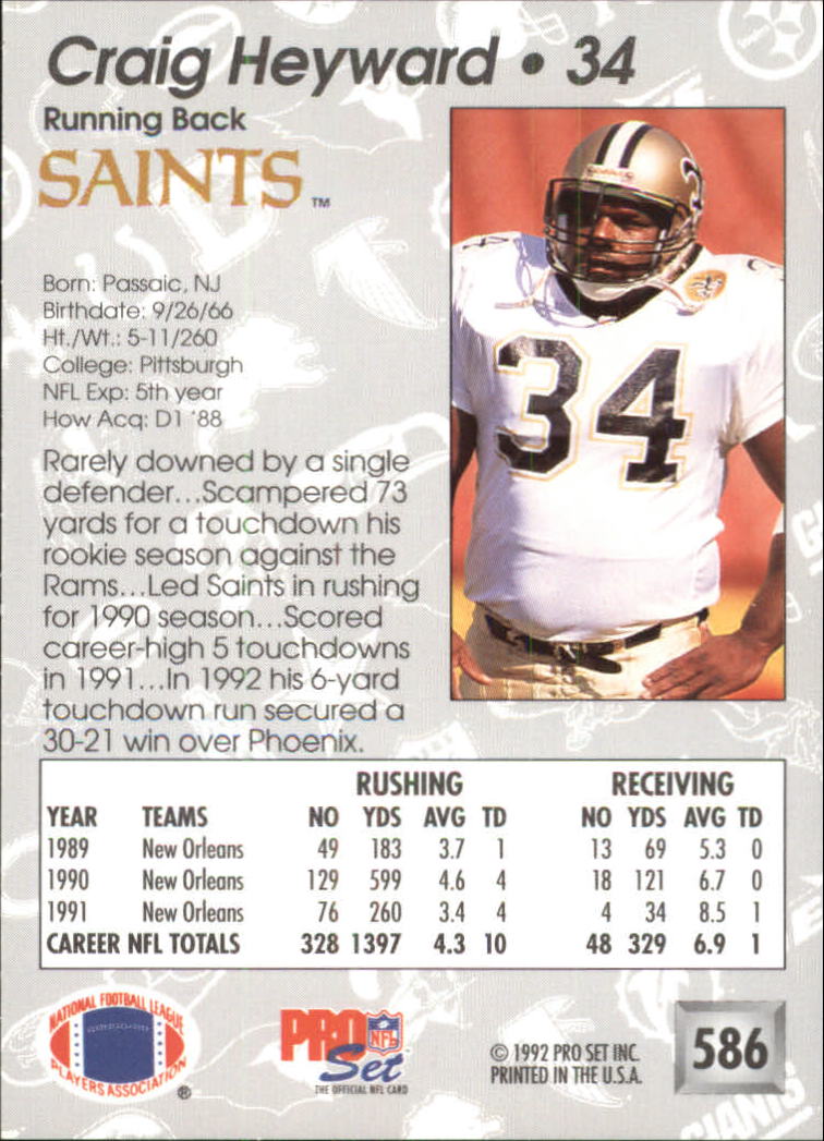 A2160- 1992 Pro Set Football #s 501-700 +Inserts -You Pick- 15+ FREE US SHIP - Picture 171 of 318