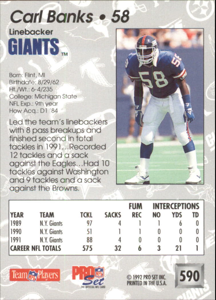 A2160- 1992 Pro Set Football #s 501-700 +Inserts -You Pick- 15+ FREE US SHIP - Picture 179 of 318