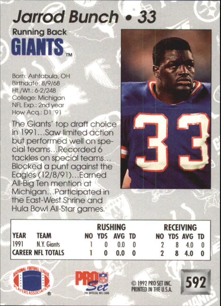 A2160- 1992 Pro Set Football #s 501-700 +Inserts -You Pick- 15+ FREE US SHIP - Picture 183 of 318