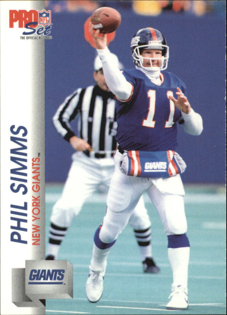 1992 Pro Set #595 Phil Simms
