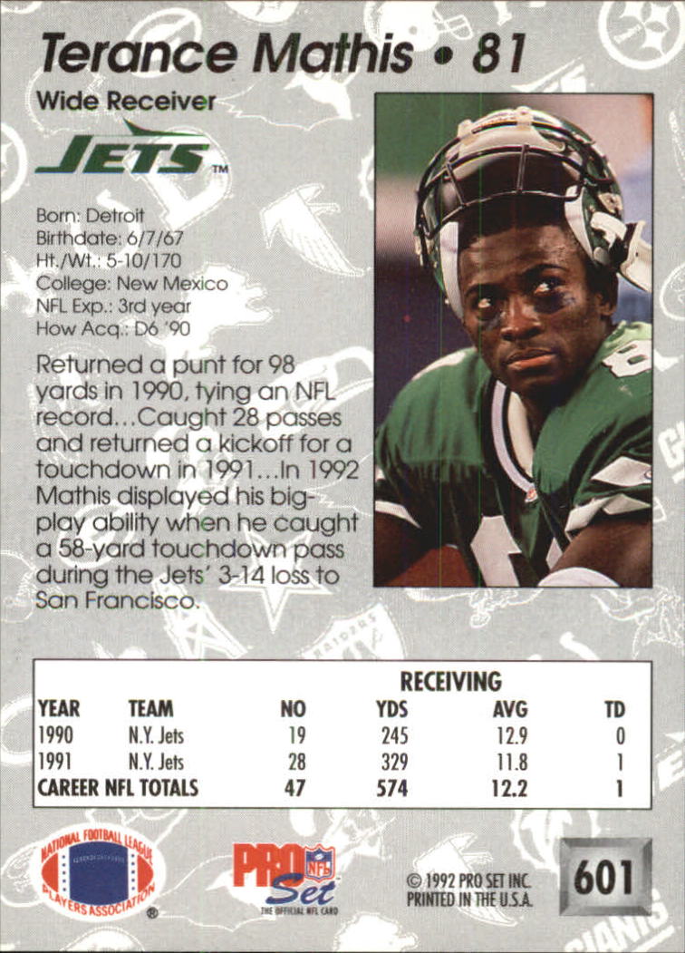 A2160- 1992 Pro Set Football #s 501-700 +Inserts -You Pick- 15+ FREE US SHIP - Picture 201 of 318