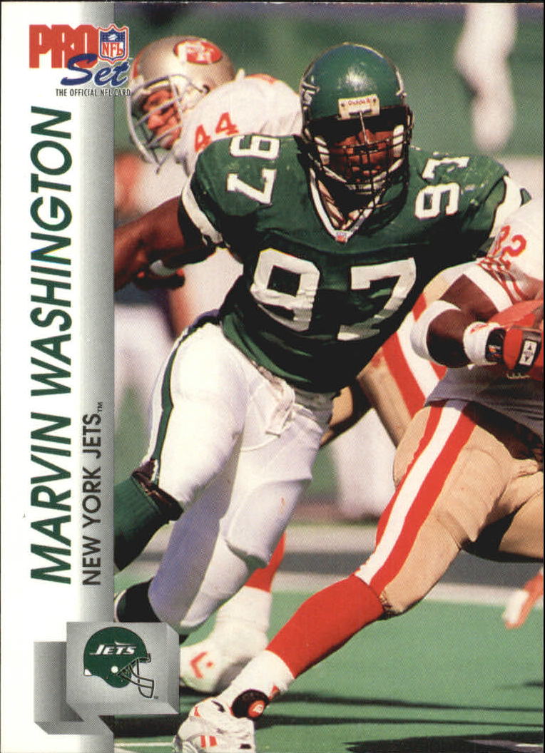 1992 Pro Set #607 Marvin Washington