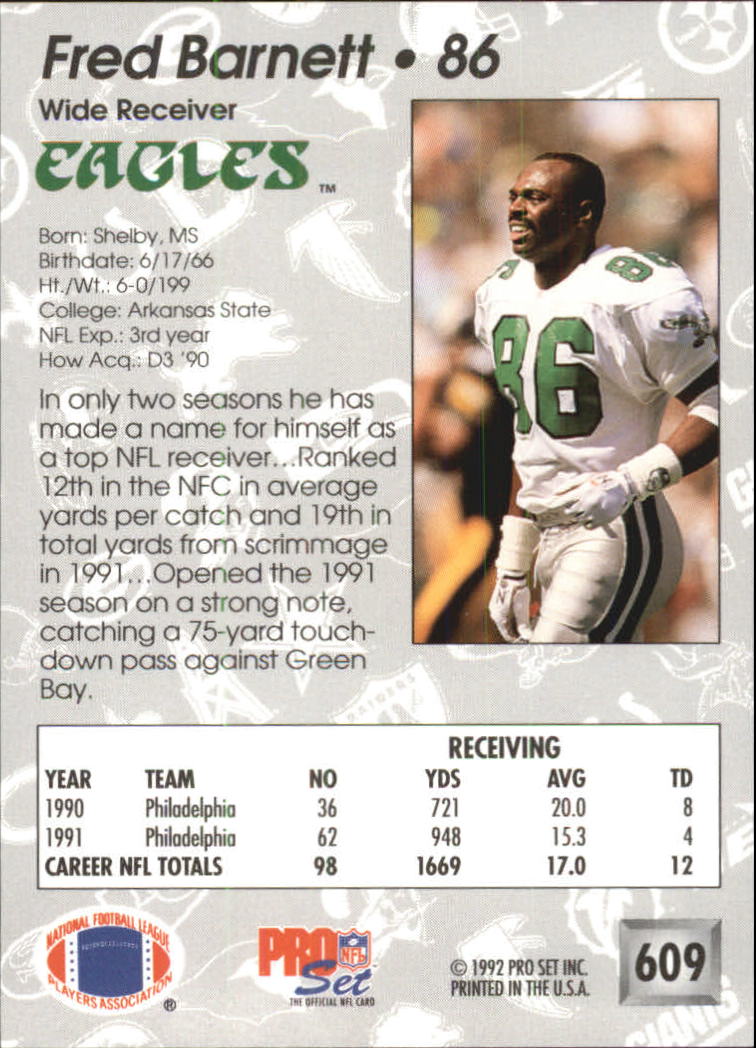 A2160- 1992 Pro Set Football #s 501-700 +Inserts -You Pick- 15+ FREE US SHIP - Picture 217 of 318