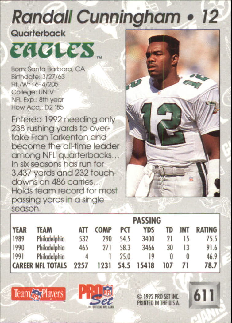 A2160- 1992 Pro Set Football #s 501-700 +Inserts -You Pick- 15+ FREE US SHIP - Picture 221 of 318