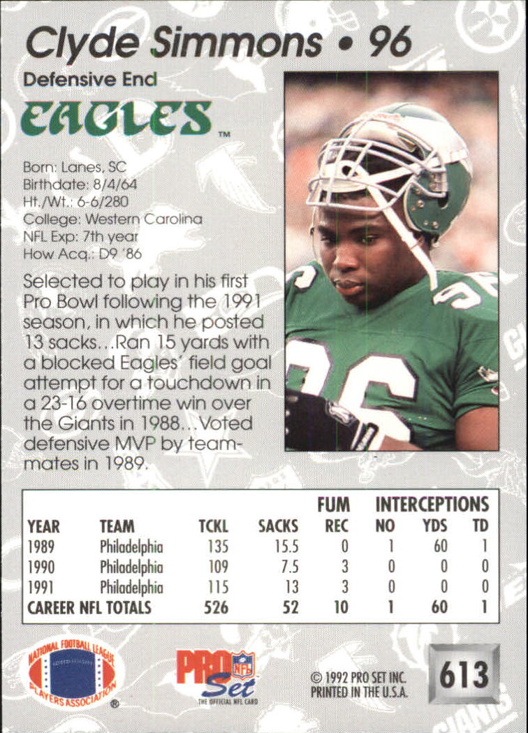A2160- 1992 Pro Set Football #s 501-700 +Inserts -You Pick- 15+ FREE US SHIP - Picture 225 of 318