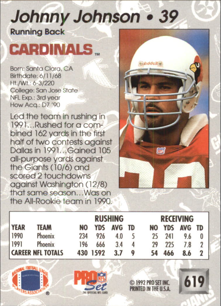 A2160- 1992 Pro Set Football #s 501-700 +Inserts -You Pick- 15+ FREE US SHIP - Picture 237 of 318