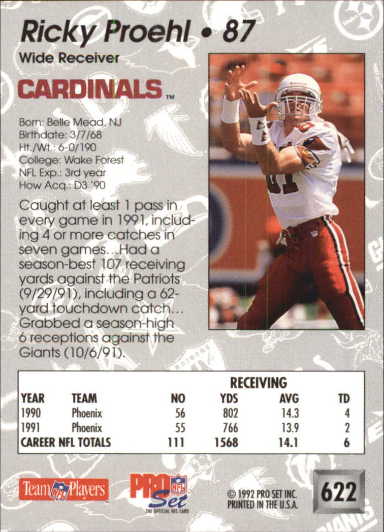A2160- 1992 Pro Set Football #s 501-700 +Inserts -You Pick- 15+ FREE US SHIP - Picture 243 of 318