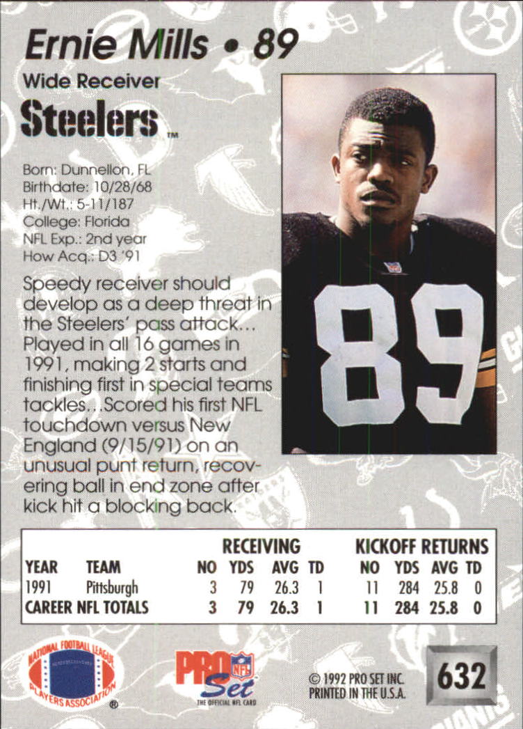 A2160- 1992 Pro Set Football #s 501-700 +Inserts -You Pick- 15+ FREE US SHIP - Picture 259 of 318