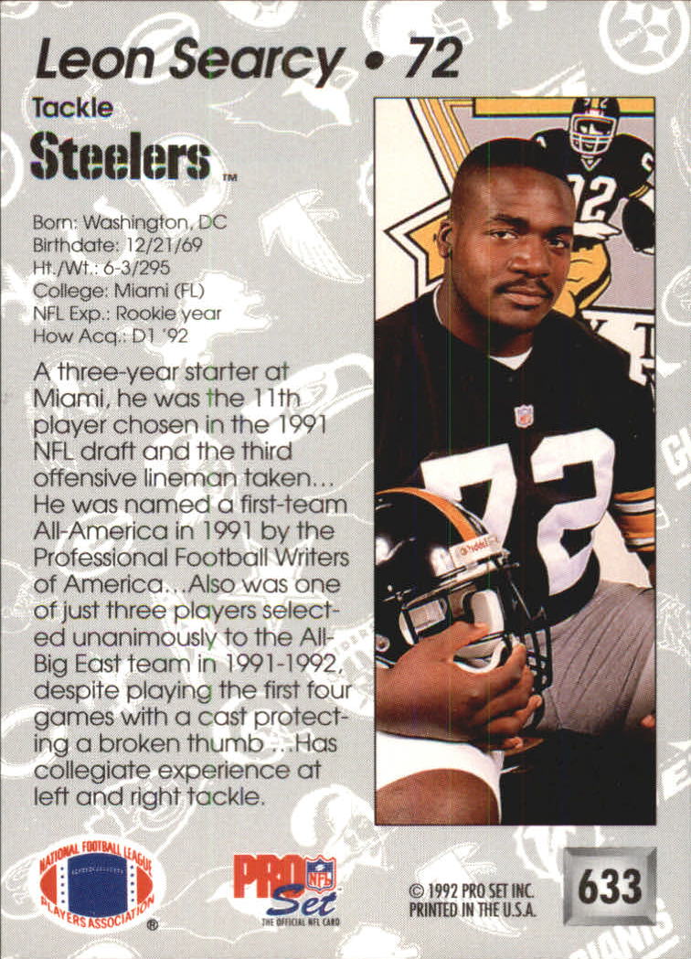 A2160- 1992 Pro Set Football #s 501-700 +Inserts -You Pick- 15+ FREE US SHIP - Picture 261 of 318