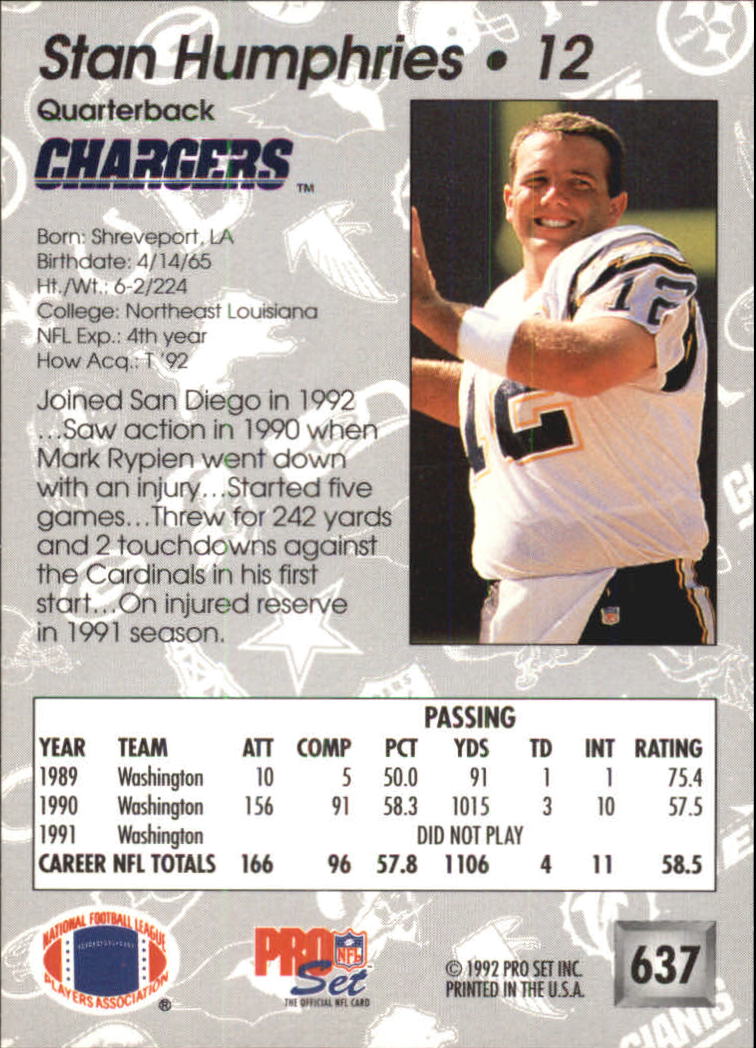 A2160- 1992 Pro Set Football #s 501-700 +Inserts -You Pick- 15+ FREE US SHIP - Picture 269 of 318