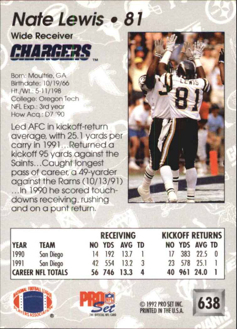 A2160- 1992 Pro Set Football #s 501-700 +Inserts -You Pick- 15+ FREE US SHIP - Picture 271 of 318