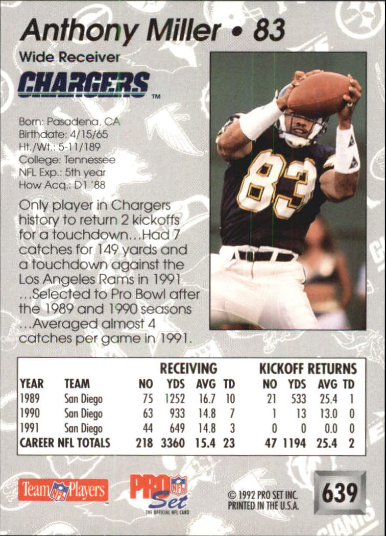 A2160- 1992 Pro Set Football #s 501-700 +Inserts -You Pick- 15+ FREE US SHIP - Picture 273 of 318