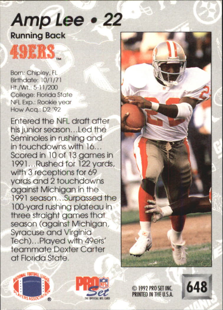 A2160- 1992 Pro Set Football #s 501-700 +Inserts -You Pick- 15+ FREE US SHIP - Picture 289 of 318