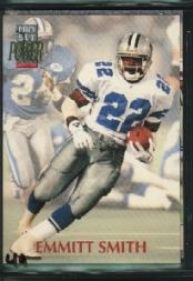 1992 Pro Set #NNO Emmitt Smith/Power Preview Card