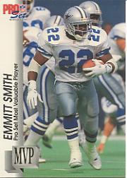 1992 Pro Set #425 Emmitt Smith PB - NM-MT