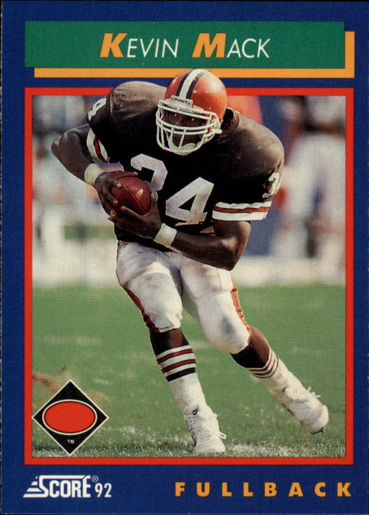 1991 Score KEVIN MACK Cleveland BROWNS Football Card NFL #470