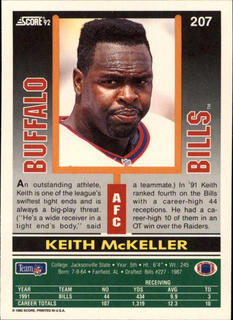 A9250- 1992 Score Football Cards 201-400 +Rookies -You Pick- 15+ FREE US SHIP - Picture 15 of 381