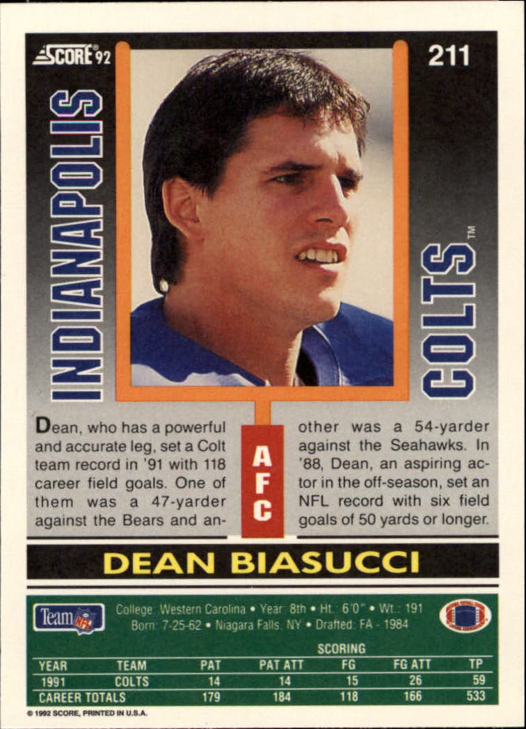 A9250- 1992 Score Football Cards 201-400 +Rookies -You Pick- 15+ FREE US SHIP - Picture 23 of 381