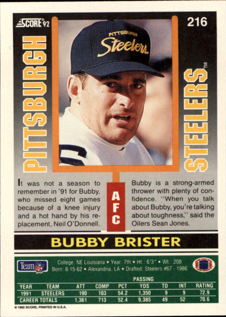 A9250- 1992 Score Football Cards 201-400 +Rookies -You Pick- 15+ FREE US SHIP - Picture 33 of 381